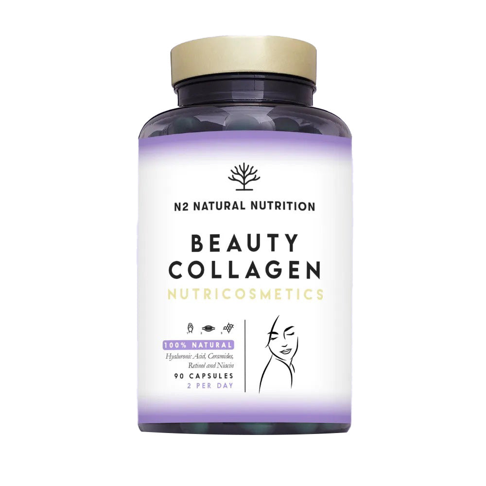 Beauty Collagen + Retinol + Ceramidas 45 días Antiedad N2 Natural Nutrition 90 cápsulas