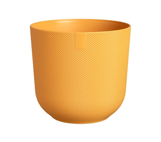 Elho Jazz Round Macetero Amarillo Ámbar 14cm