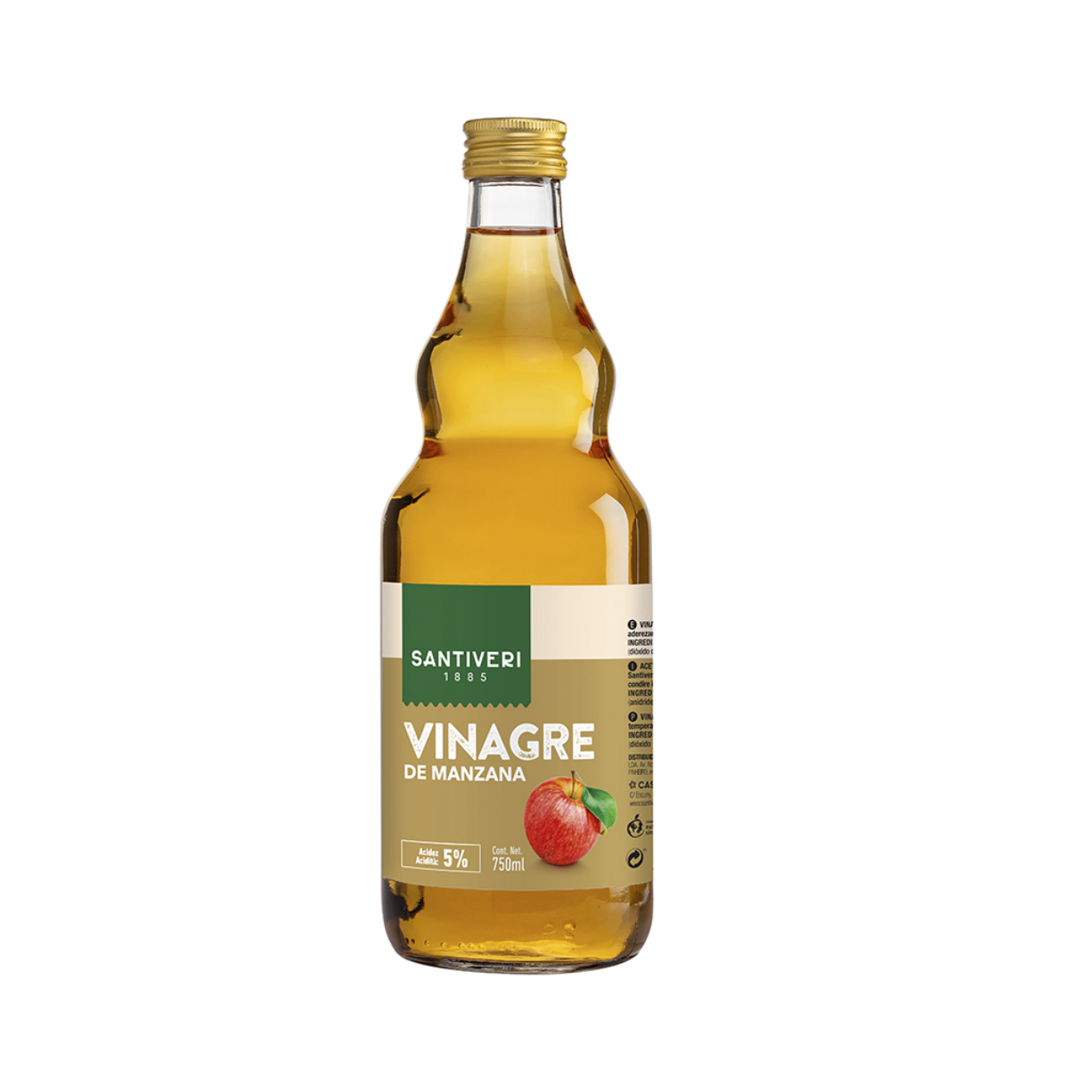 Vinagre De Manzana Santiveri 750ml