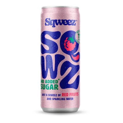 Bebida sabor frutos rojos SQWZ 250ml