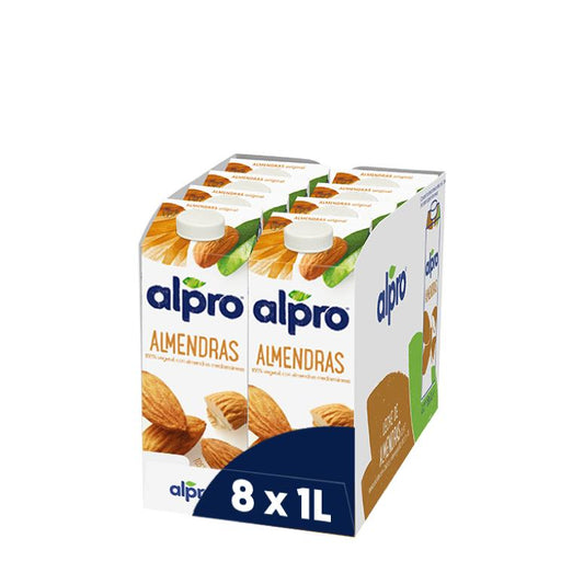 Pack 8 uds Bebida de Almendra Alpro 1 Litro
