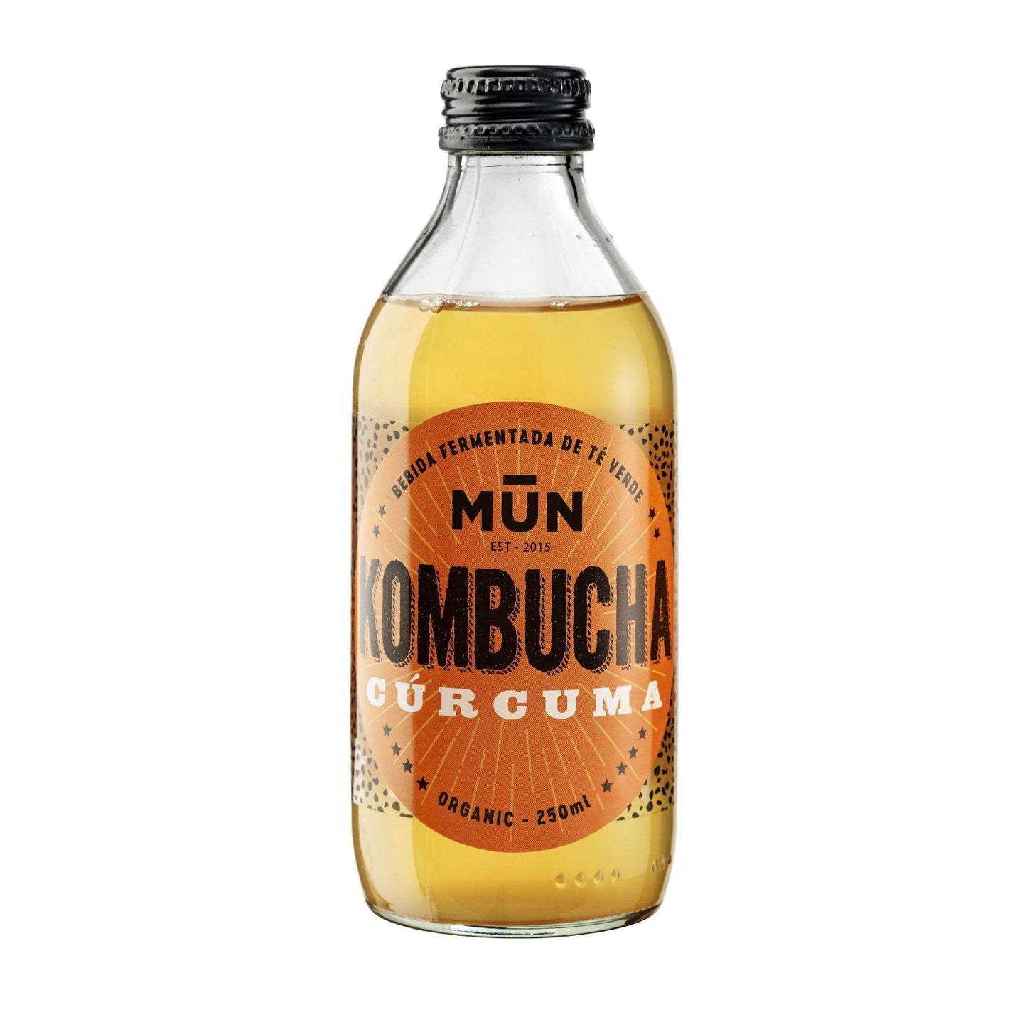 Kombucha Curcuma Naranja Mun 250 ml