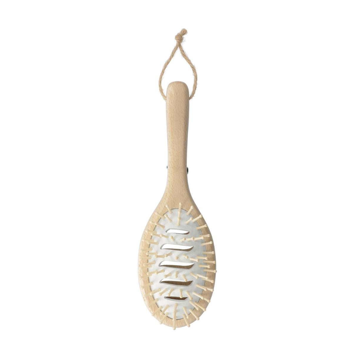 Cepillo de cabello neumático ventilado de madera La Fabrique Green