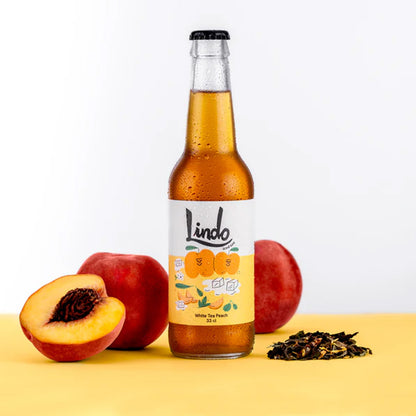 Té Blanco Melocotón LINDO 330 ml