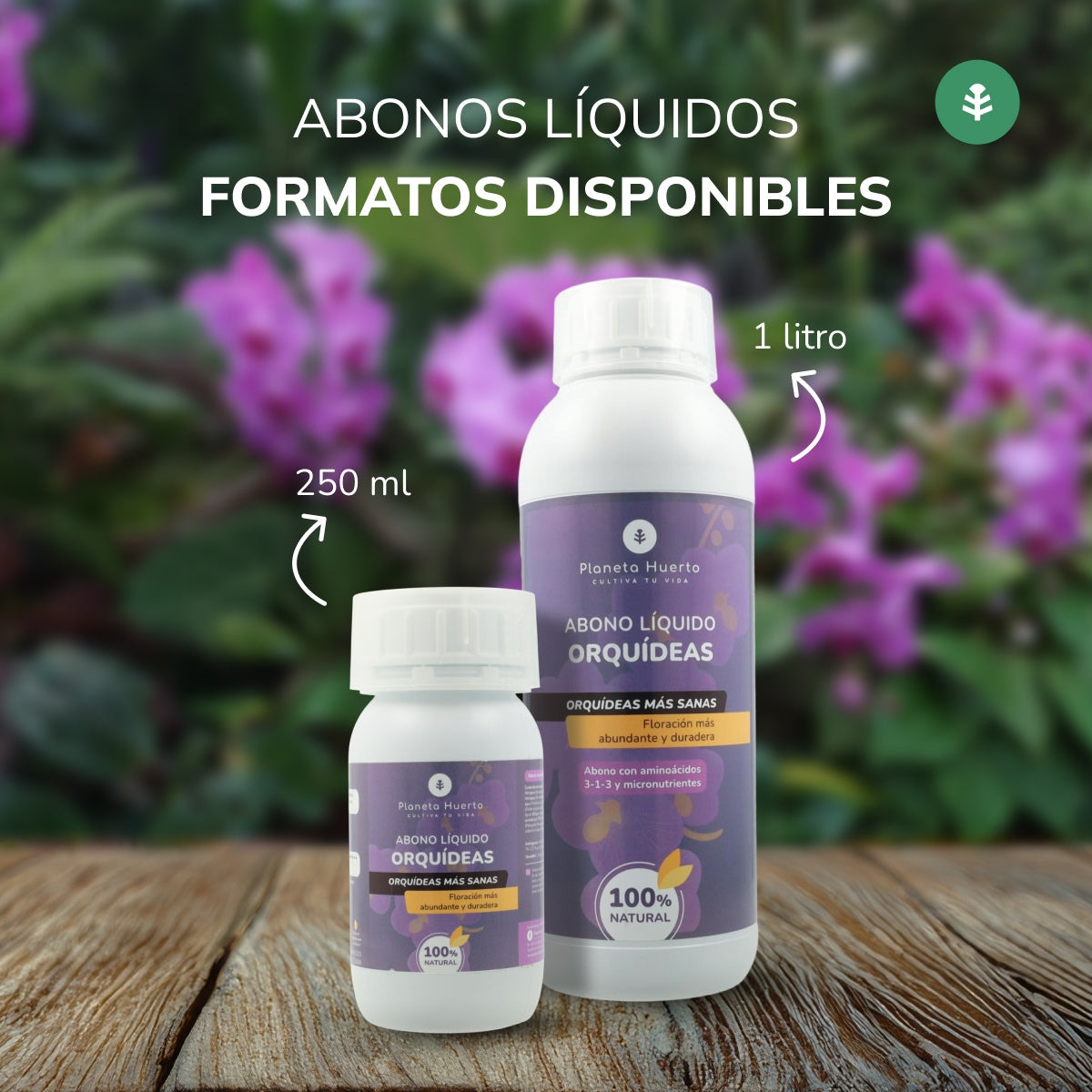 Abono Líquido Orquídeas Planeta Huerto 250 ml