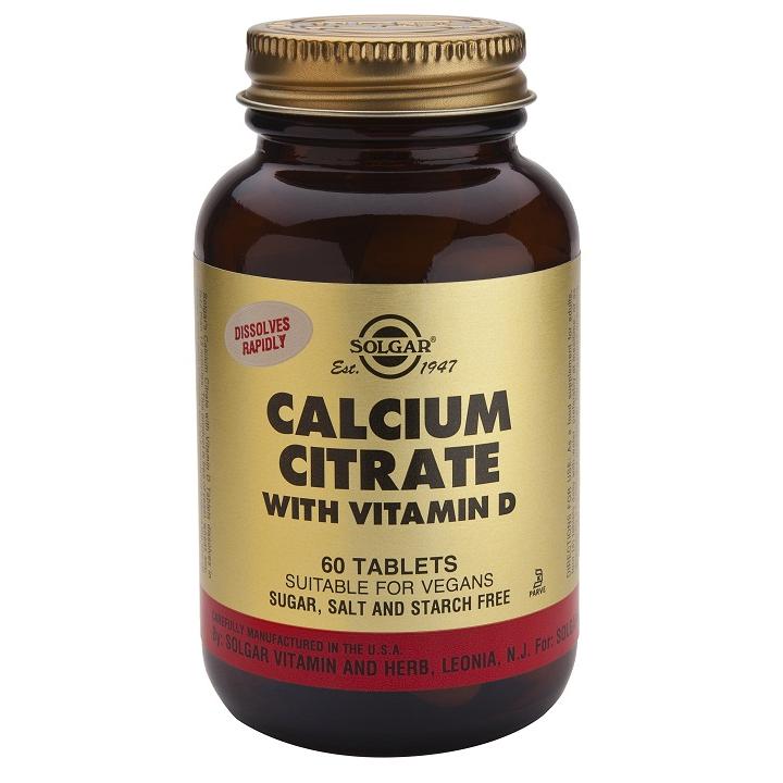 Citrato de Calcio con Vitamina D3-Solgar
