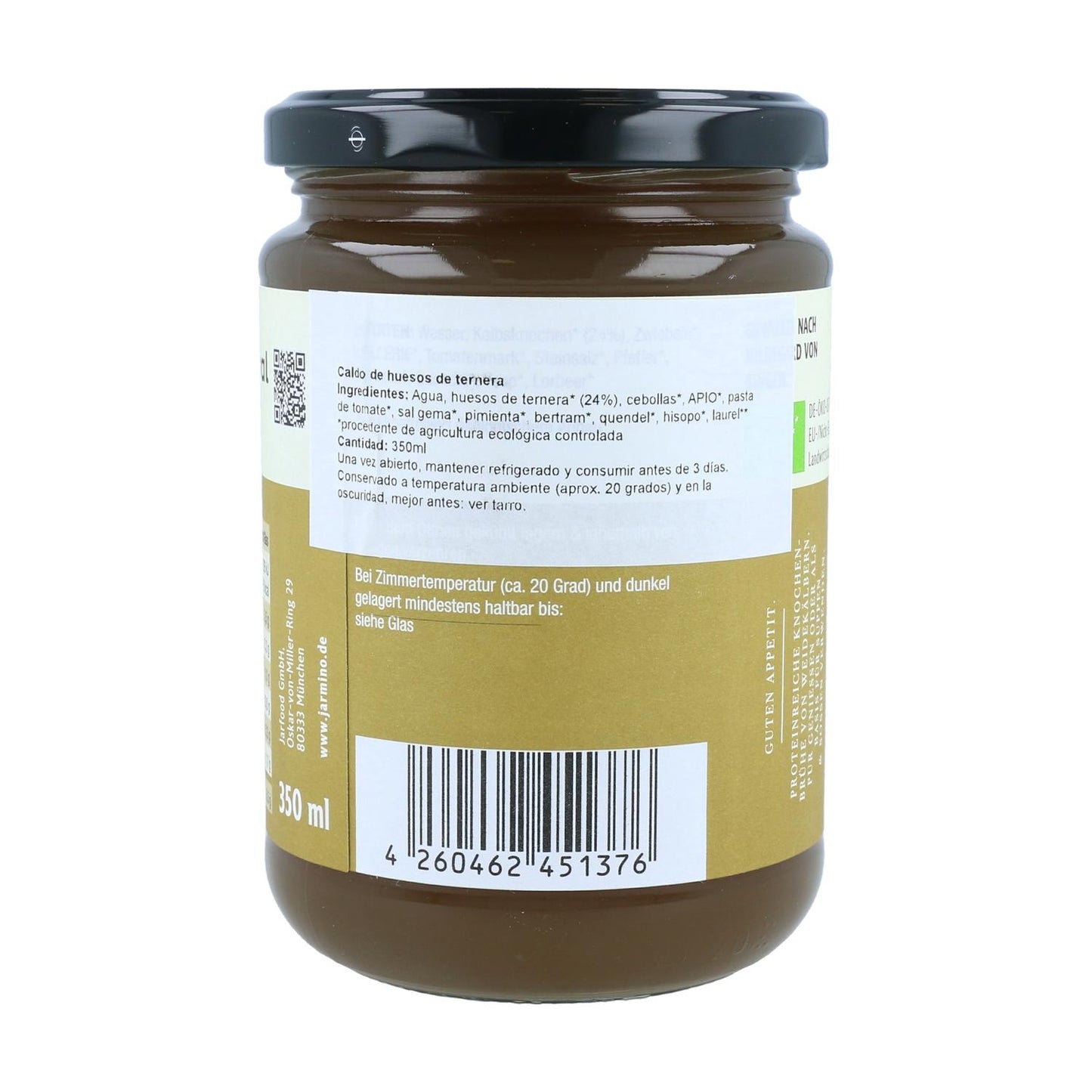 Caldo de Huesos de Ternera Lechal Jarmino 350ml