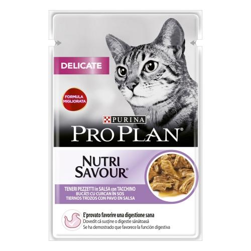 PRO PLAN Gato DELICATE Pavo en Salsa 85g