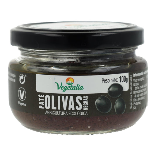 Paté de Olivas Negras BIO Vegetalia 100g