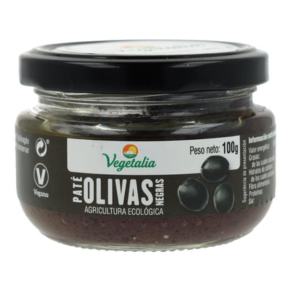 Paté de Olivas Negras BIO Vegetalia 180 g