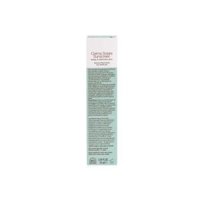 Crema Solar Bebé SPF 50 75 ml Certificado Ecologico Officina Naturae