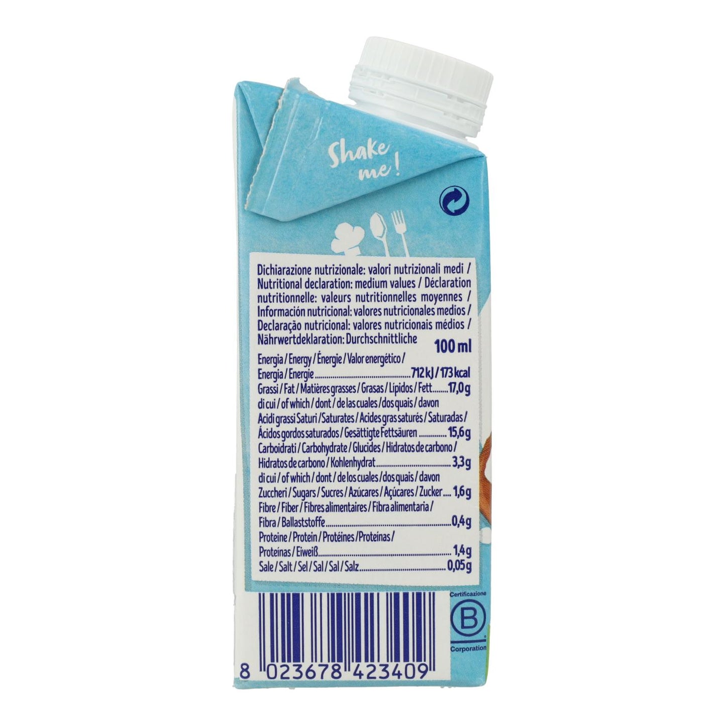 Crema vegetal de coco para cocinar Isola Bio, 200 ml