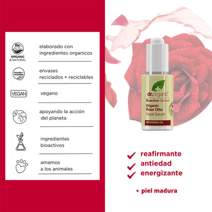 Serum facial Rose Otto 30 ml Dr Organic