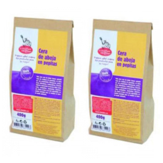 Pack 2x Cera de Abejas en pepitas La Droguerie Écologique 400 g