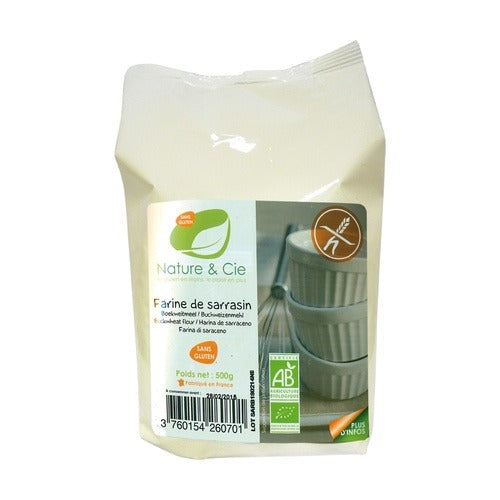 Harina de Trigo Sarraceno sin Gluten Bio Nature&cie 500 gramos