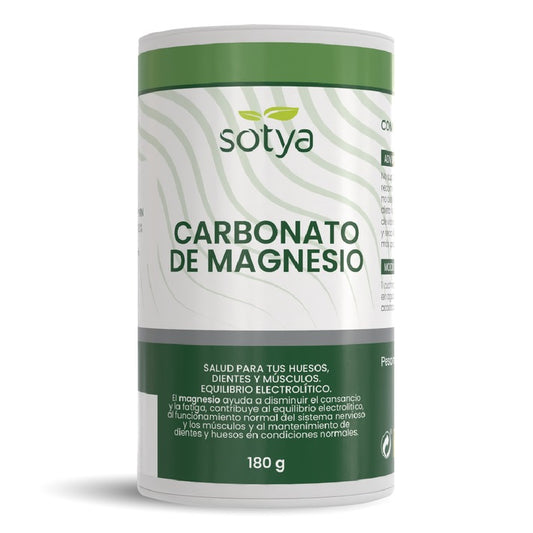 Carbonato Magnesio Natural Sotya 180 Gr