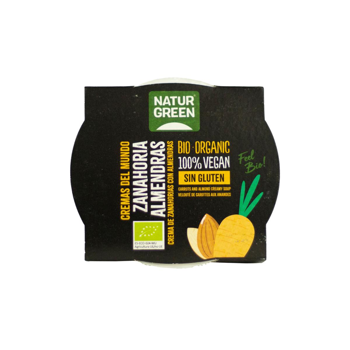 Crema de Zanahorias con almendras Naturgreen, 310 g