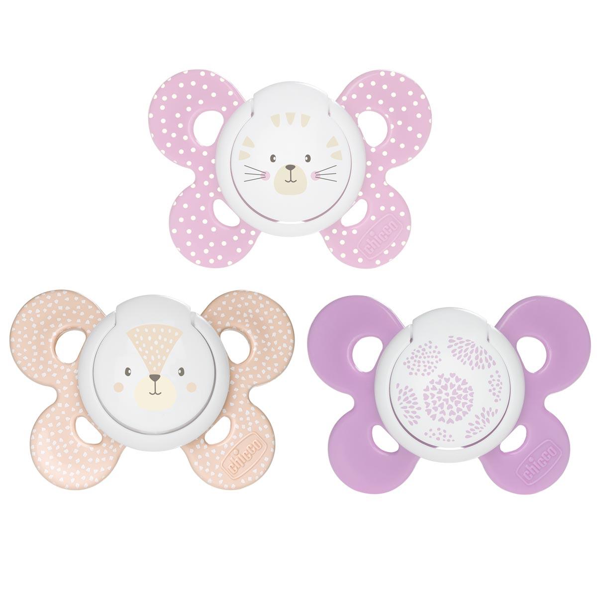 Chupete Physio Comfort silicona 6-16m 2 ud surtidos Chicco