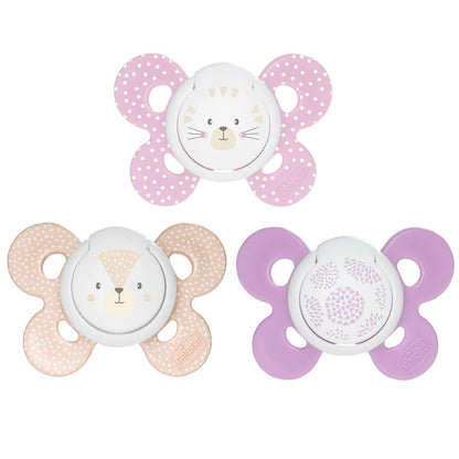Chupete Physio Comfort silicona 6-16m 2 ud surtidos Chicco