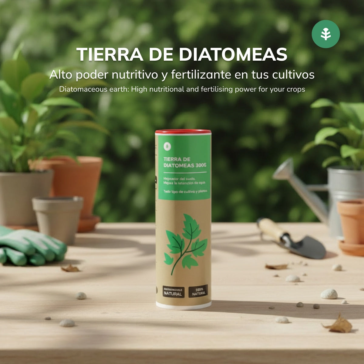 Tierra de Diatomeas Planeta Huerto 300 gr