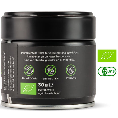Té Matcha Premium Ceremonial 100% ecológico Matcha & CO 30 g