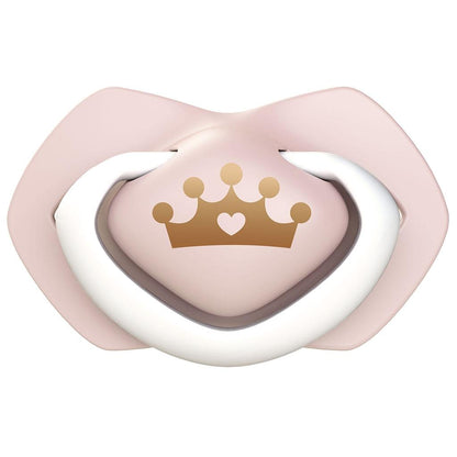 Pack chupetes silicona Royal Baby rosa Canpol babies (2 ud.)