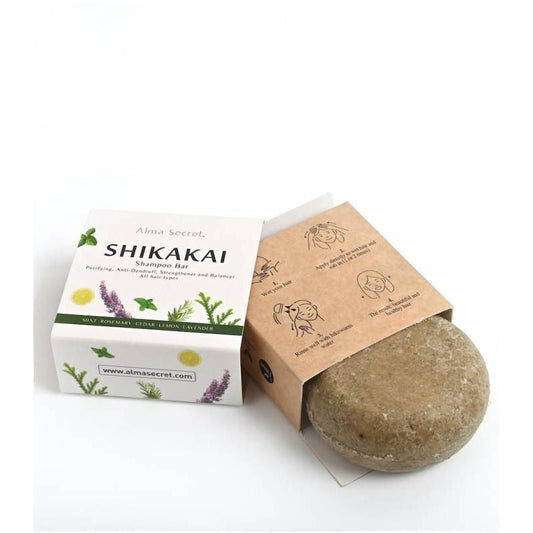 Champú Sólido Shikakai (Caída, Caspa y Dermatitis) Alma Secret 85 g