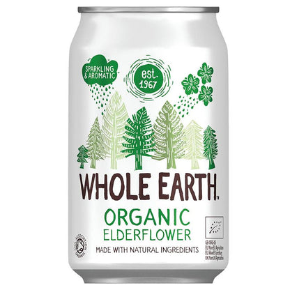 Pack x6 Refresco Bio Sauco, 330 ml. Whole Earth