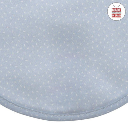 Babero Redondo con Velcro Sky celeste/ Lluvia  Cambrass