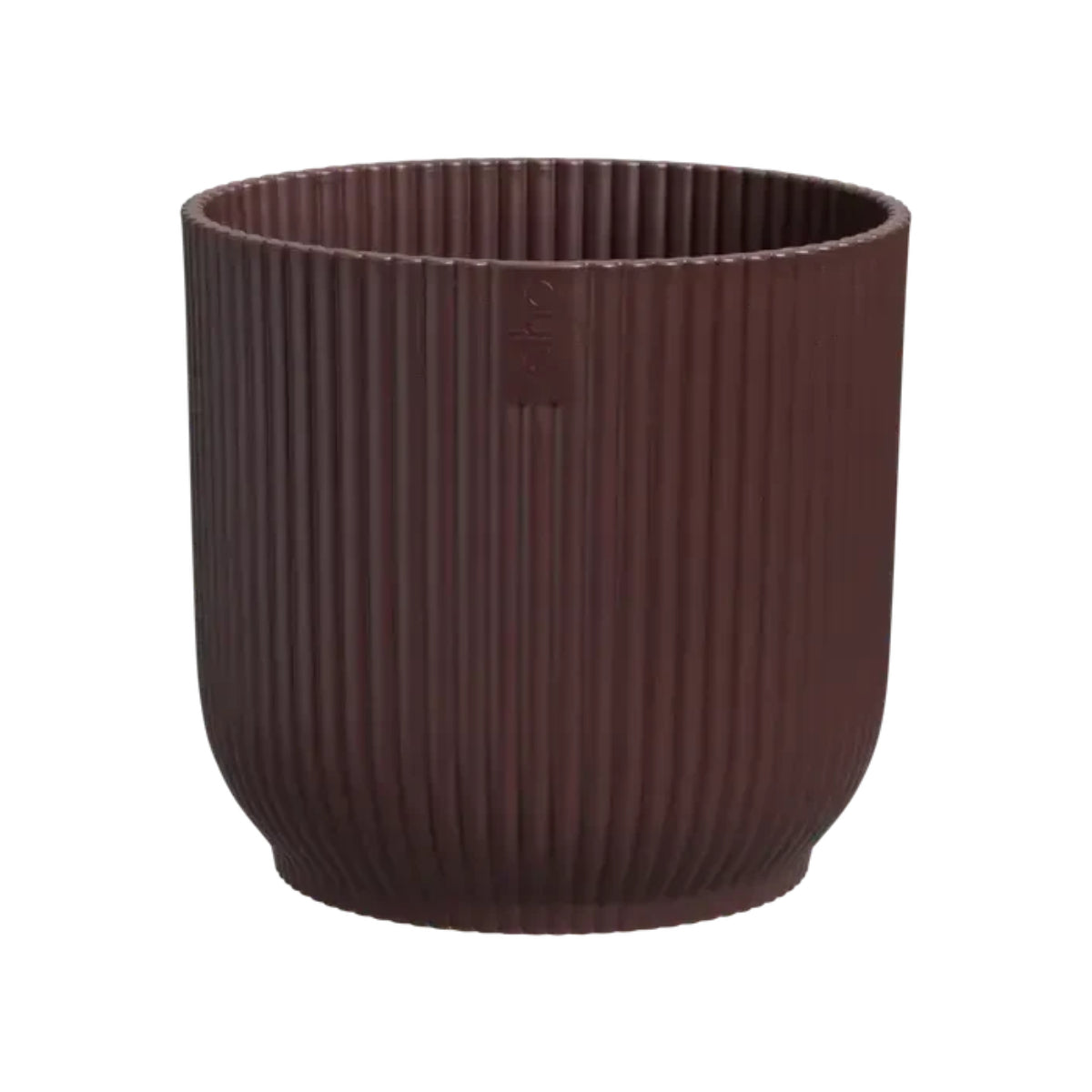 Macetero reciclado Winery rojo burdeos Elho 22 cm