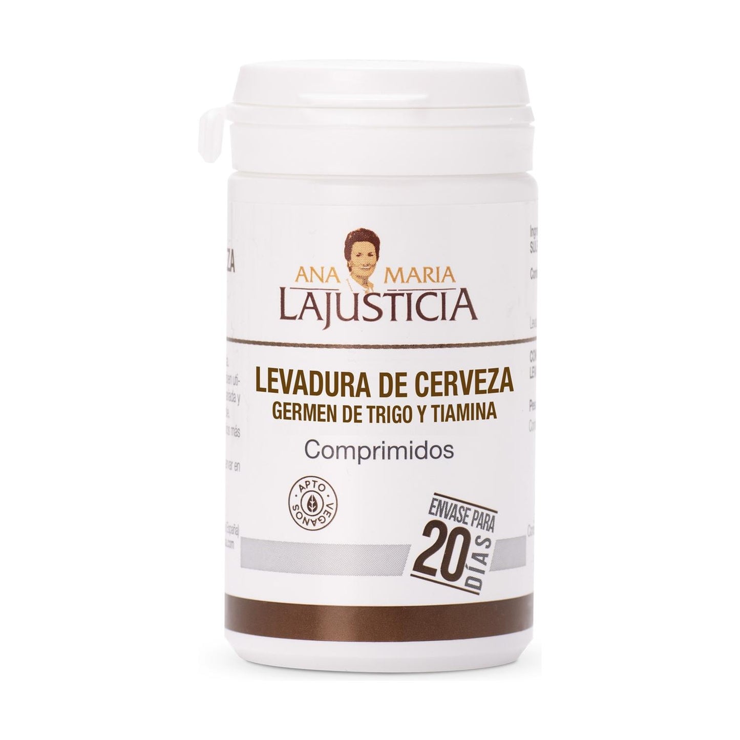 Levadura cerveza, germen trigo y tiamina (B1) Ana Maria Lajusticia 80 Comp