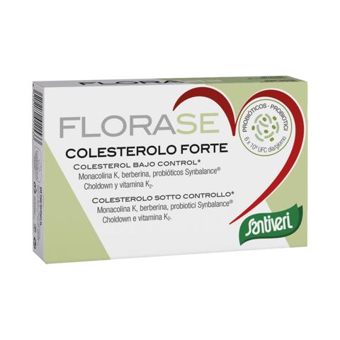 Florase Colesterolo Forte Santiveri, 40 cápsulas