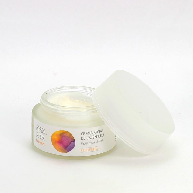 Crema facial de caléndula Amapola Biocosmetics 50 ml