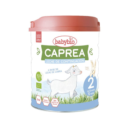 Pack 2x Leche de Cabra  Caprea 2 (6 a 12 meses) Ecológica, 800 g. Babybio