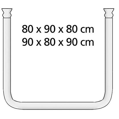 Set de barra para ducha de esquina