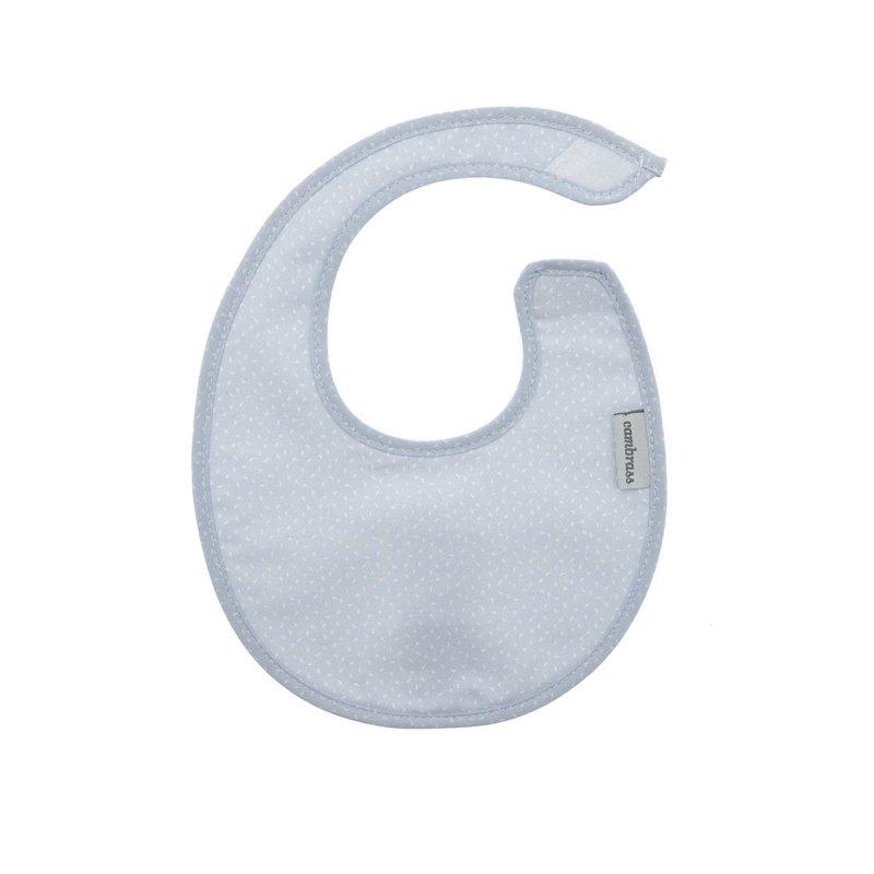 Babero Redondo con Velcro Sky celeste/ Lluvia  Cambrass