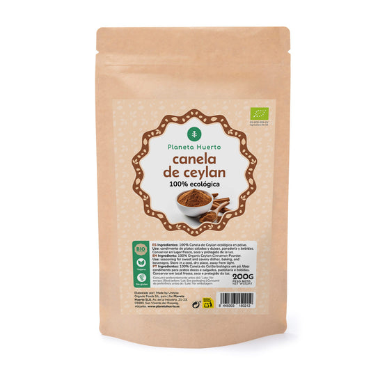 Canela de Ceylán en Polvo ECO Planeta Huerto 200 g