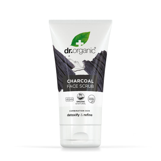 Exfoliante facial de carbón activado Dr. Organic 125ml