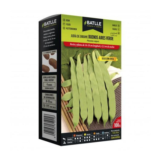 Semillas de  Judía Buenos Aires Verde EVITA 100g