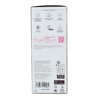 Tinte natural castaño oscuro Khadi