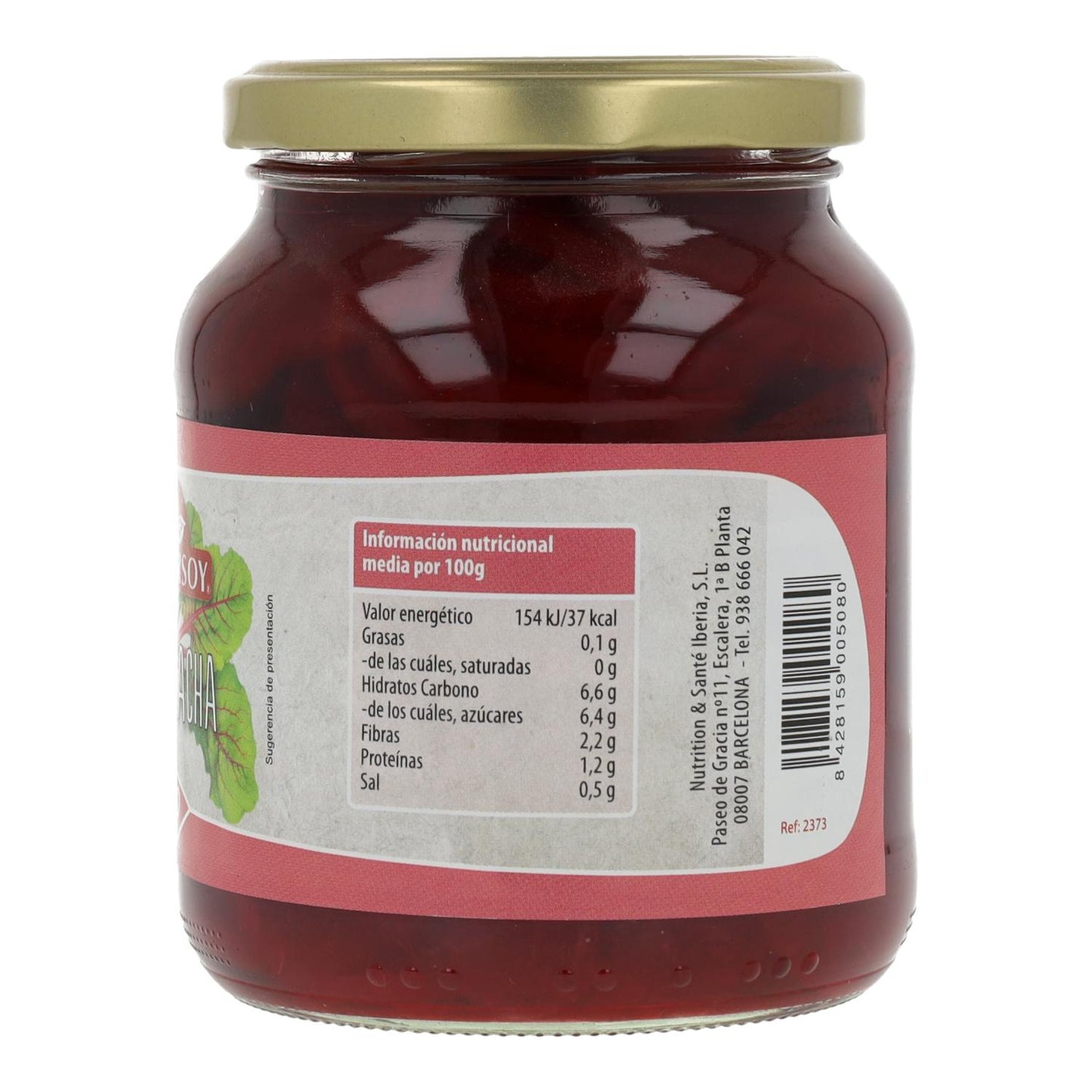 Remolacha,  340g. Natursoy