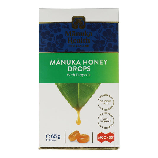 Caramelos con Miel de Manuka (MGO 400+) y Propóleo Manuka Health 15 uds