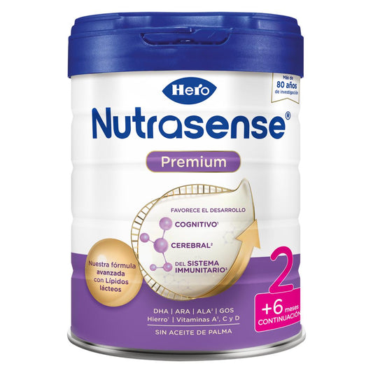 Leche Infantil Nutrasense Premium 2  800 g-Hero Baby