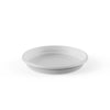 Plato maceta terra color blanco D 18 x 2,6