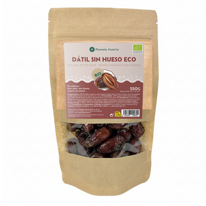 Dátiles sin hueso ECO Planeta Huerto 250 g