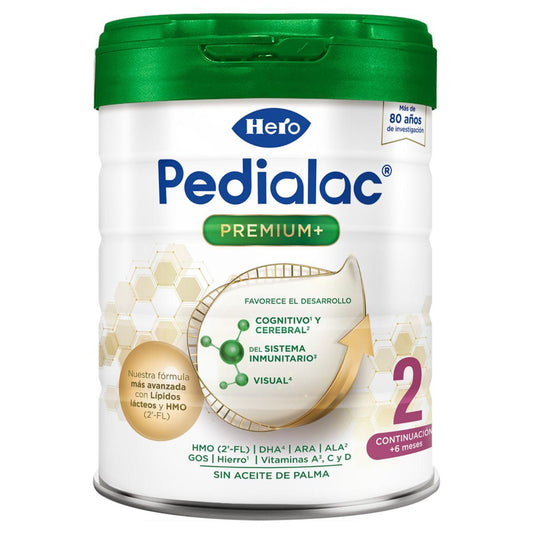Leche infantil Pedialac 2 bote 800 g- Hero Baby