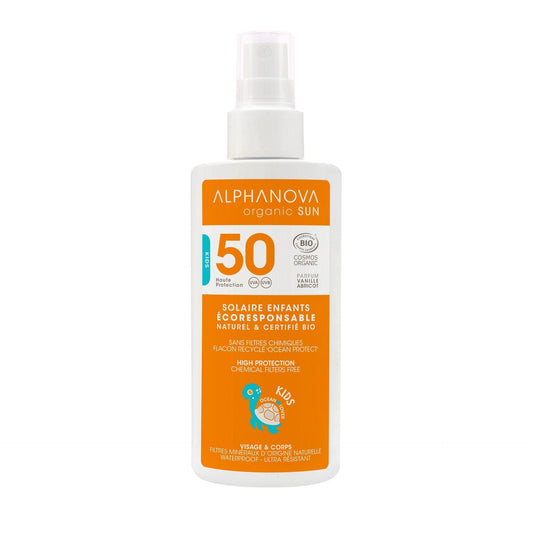 Protector Solar SPF 50 Niños Alphanova 125 ml.