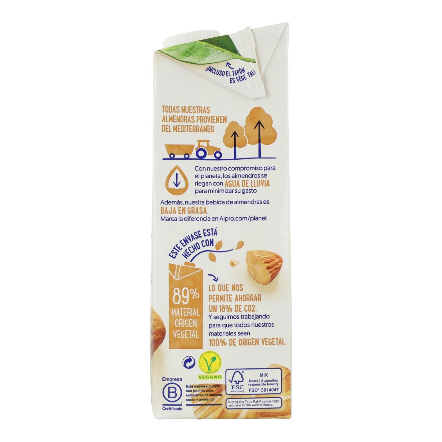 Pack 8 uds Bebida de Almendra Alpro 1 Litro