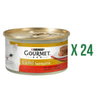 Pack 24 x GOURMET GOLD Tartaleta Buey y Tomate Comida húmeda 85g