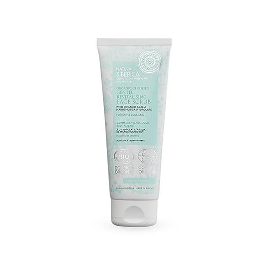 Suave Exfoliante Facial Revitalizante para Piel Seca y Apagada Certificado Orgánico Natura Siberica 100 ml